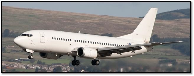 Boeing 737-300 available for wet lease (ACMI) or full charter basis